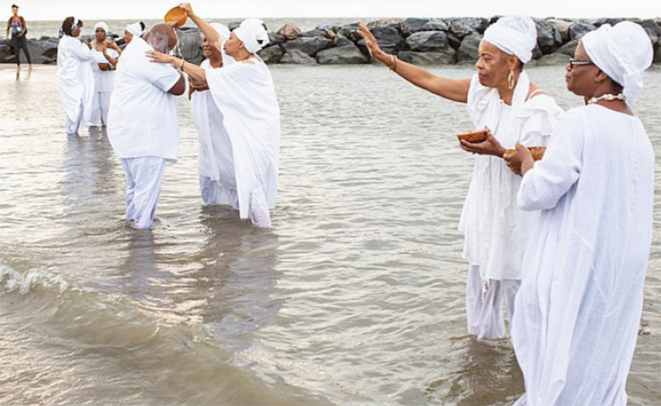 Thousands Gather To Honor the First Africans Brought as Captives to English North America 400 Years Ago