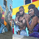 Artist E'lla Aimee Webber: Mural Focuses On Black and Brown Families