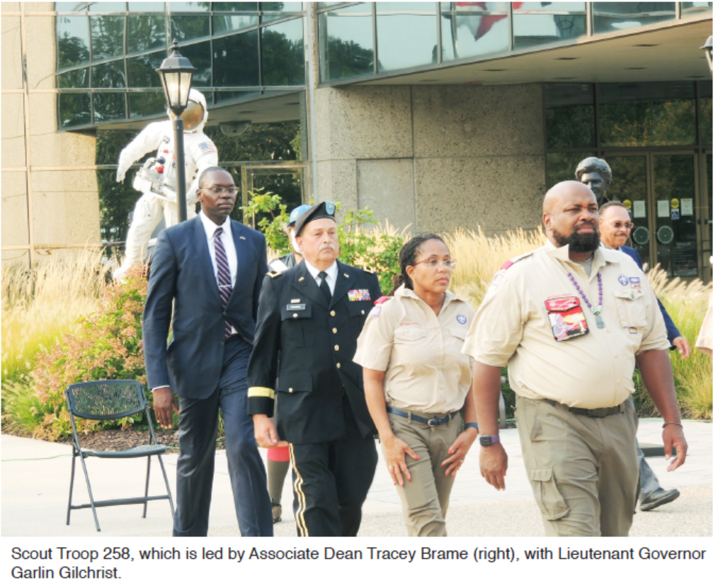 Associate Deans Mcdaniel And Brame Speak During September 11 Ceremonies