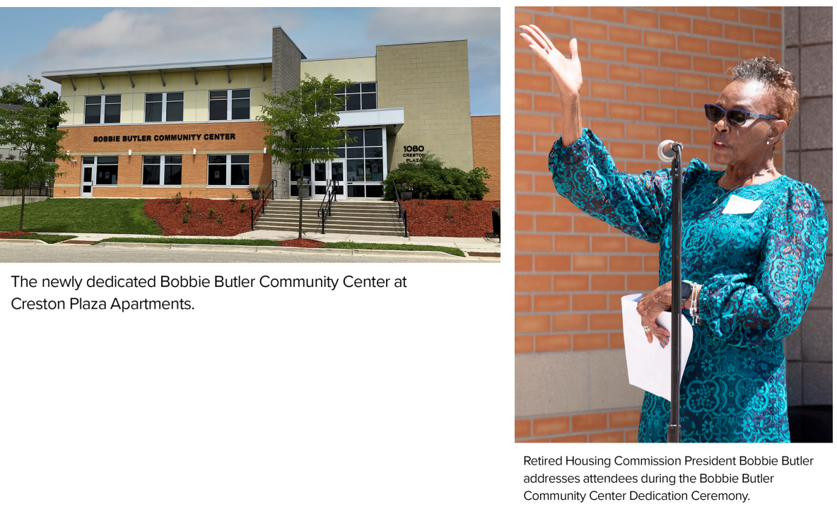 Housing Commission To Dedicate Bobbie Butler Community Center At Creston Plaza Apartments